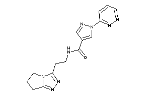 N-[2-(6,7-dihydro-5H-pyrrolo[2,1-c][1,2,4]triazol-3-yl)ethyl]-1-pyridazin-3-yl-pyrazole-4-carboxamide