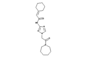 N-[1-[2-(azepan-1-yl)-2-keto-ethyl]-1,2,4-triazol-3-yl]-2-cyclohexylidene-acetamide