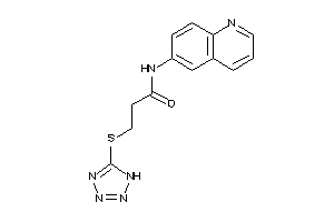 N-(6-quinolyl)-3-(1H-tetrazol-5-ylthio)propionamide