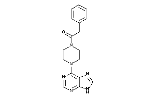 2-phenyl-1-[4-(9H-purin-6-yl)piperazino]ethanone