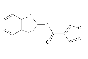 Image of N-(1,3-dihydrobenzimidazol-2-ylidene)isoxazole-4-carboxamide