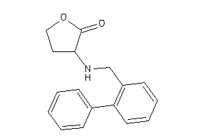 3-[(2-phenylbenzyl)amino]tetrahydrofuran-2-one