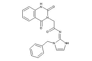 N-(1-benzyl-4-imidazolin-2-ylidene)-2-(2,4-diketo-1H-quinazolin-3-yl)acetamide