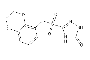 3-(2,3-dihydro-1,4-benzodioxin-5-ylmethylsulfonyl)-1,4-dihydro-1,2,4-triazol-5-one