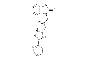 2-(2-keto-1,3-benzoxazol-3-yl)-N-[3-(2-pyridyl)-1,4-dihydro-1,2,4-triazol-5-ylidene]acetamide