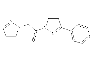 1-(3-phenyl-2-pyrazolin-1-yl)-2-pyrazol-1-yl-ethanone