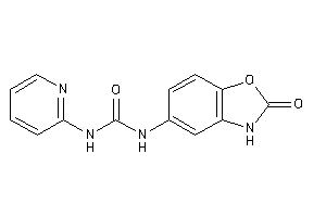 1-(2-keto-3H-1,3-benzoxazol-5-yl)-3-(2-pyridyl)urea