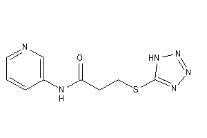 N-(3-pyridyl)-3-(1H-tetrazol-5-ylthio)propionamide