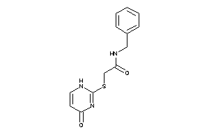 Image of N-benzyl-2-[(4-keto-1H-pyrimidin-2-yl)thio]acetamide