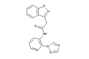 2-indoxazen-3-yl-N-[2-(1,2,4-triazol-1-yl)-3-pyridyl]acetamide