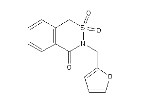 3-(2-furfuryl)-2,2-diketo-1H-benzo[d]thiazin-4-one