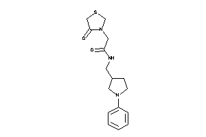 2-(4-ketothiazolidin-3-yl)-N-[(1-phenylpyrrolidin-3-yl)methyl]acetamide