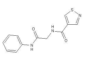 N-(2-anilino-2-keto-ethyl)isothiazole-4-carboxamide