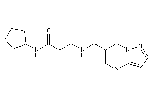 N-cyclopentyl-3-(4,5,6,7-tetrahydropyrazolo[1,5-a]pyrimidin-6-ylmethylamino)propionamide