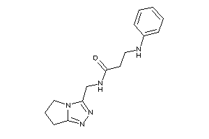 3-anilino-N-(6,7-dihydro-5H-pyrrolo[2,1-c][1,2,4]triazol-3-ylmethyl)propionamide