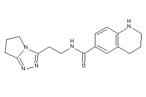 N-[2-(6,7-dihydro-5H-pyrrolo[2,1-c][1,2,4]triazol-3-yl)ethyl]-1,2,3,4-tetrahydroquinoline-6-carboxamide