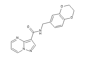 N-(2,3-dihydro-1,4-benzodioxin-6-ylmethyl)pyrazolo[1,5-a]pyrimidine-3-carboxamide