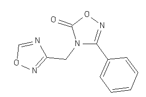 Image of 4-(1,2,4-oxadiazol-3-ylmethyl)-3-phenyl-1,2,4-oxadiazol-5-one