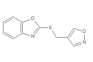 2-(isoxazol-4-ylmethylthio)-1,3-benzoxazole