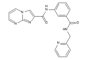 N-[3-(2-pyridylmethylcarbamoyl)phenyl]imidazo[1,2-a]pyrimidine-2-carboxamide