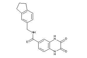 Image of N-(indan-5-ylmethyl)-2,3-diketo-1,4-dihydroquinoxaline-6-carboxamide