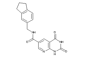 N-(indan-5-ylmethyl)-2,4-diketo-1H-pyrido[2,3-d]pyrimidine-6-carboxamide