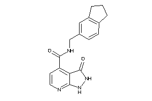 N-(indan-5-ylmethyl)-3-keto-1,2-dihydropyrazolo[3,4-b]pyridine-4-carboxamide