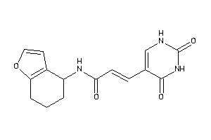 3-(2,4-diketo-1H-pyrimidin-5-yl)-N-(4,5,6,7-tetrahydrobenzofuran-4-yl)acrylamide