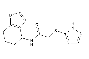 N-(4,5,6,7-tetrahydrobenzofuran-4-yl)-2-(1H-1,2,4-triazol-5-ylthio)acetamide