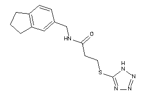 N-(indan-5-ylmethyl)-3-(1H-tetrazol-5-ylthio)propionamide