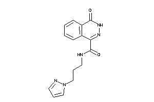 4-keto-N-(3-pyrazol-1-ylpropyl)-3H-phthalazine-1-carboxamide