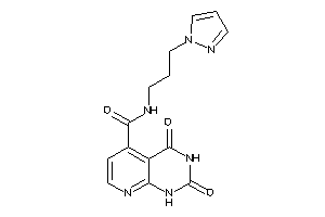 2,4-diketo-N-(3-pyrazol-1-ylpropyl)-1H-pyrido[2,3-d]pyrimidine-5-carboxamide