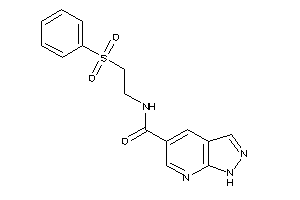 N-(2-besylethyl)-1H-pyrazolo[3,4-b]pyridine-5-carboxamide