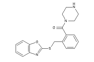 [2-[(1,3-benzoxazol-2-ylthio)methyl]phenyl]-piperazino-methanone