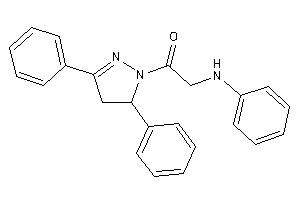 2-anilino-1-(3,5-diphenyl-2-pyrazolin-1-yl)ethanone