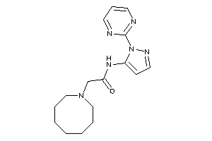 2-(azocan-1-yl)-N-[2-(2-pyrimidyl)pyrazol-3-yl]acetamide