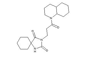 3-[3-(3,4,4a,5,6,7,8,8a-octahydro-2H-quinolin-1-yl)-3-keto-propyl]-1,3-diazaspiro[4.5]decane-2,4-quinone