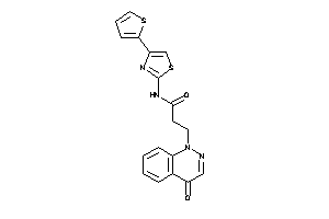 3-(4-ketocinnolin-1-yl)-N-[4-(2-thienyl)thiazol-2-yl]propionamide