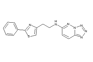 2-(2-phenylthiazol-4-yl)ethyl-(tetrazolo[5,1-f]pyridazin-6-yl)amine