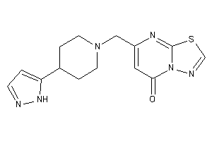 7-[[4-(1H-pyrazol-5-yl)piperidino]methyl]-[1,3,4]thiadiazolo[3,2-a]pyrimidin-5-one