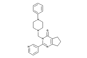 3-[(4-phenylpiperazino)methyl]-2-(3-pyridyl)-6,7-dihydro-5H-cyclopenta[d]pyrimidin-4-one
