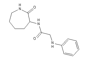 2-anilino-N-(2-ketoazepan-3-yl)acetamide