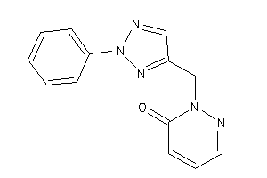 2-[(2-phenyltriazol-4-yl)methyl]pyridazin-3-one