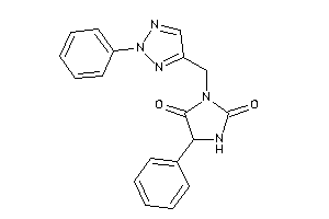 5-phenyl-3-[(2-phenyltriazol-4-yl)methyl]hydantoin