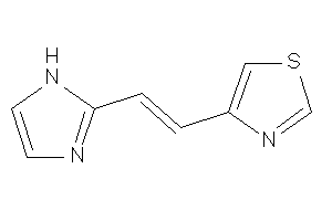 4-[2-(1H-imidazol-2-yl)vinyl]thiazole