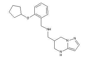 [2-(cyclopentoxy)benzyl]-(4,5,6,7-tetrahydropyrazolo[1,5-a]pyrimidin-6-ylmethyl)amine