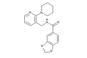 N-[(2-piperidino-3-pyridyl)methyl]-piperonylamide