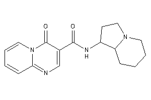 N-indolizidin-1-yl-4-keto-pyrido[1,2-a]pyrimidine-3-carboxamide