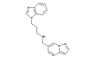 3-(benzimidazol-1-yl)propyl-(pyrazolo[1,5-a]pyrimidin-6-ylmethyl)amine