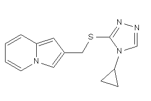 2-[[(4-cyclopropyl-1,2,4-triazol-3-yl)thio]methyl]indolizine